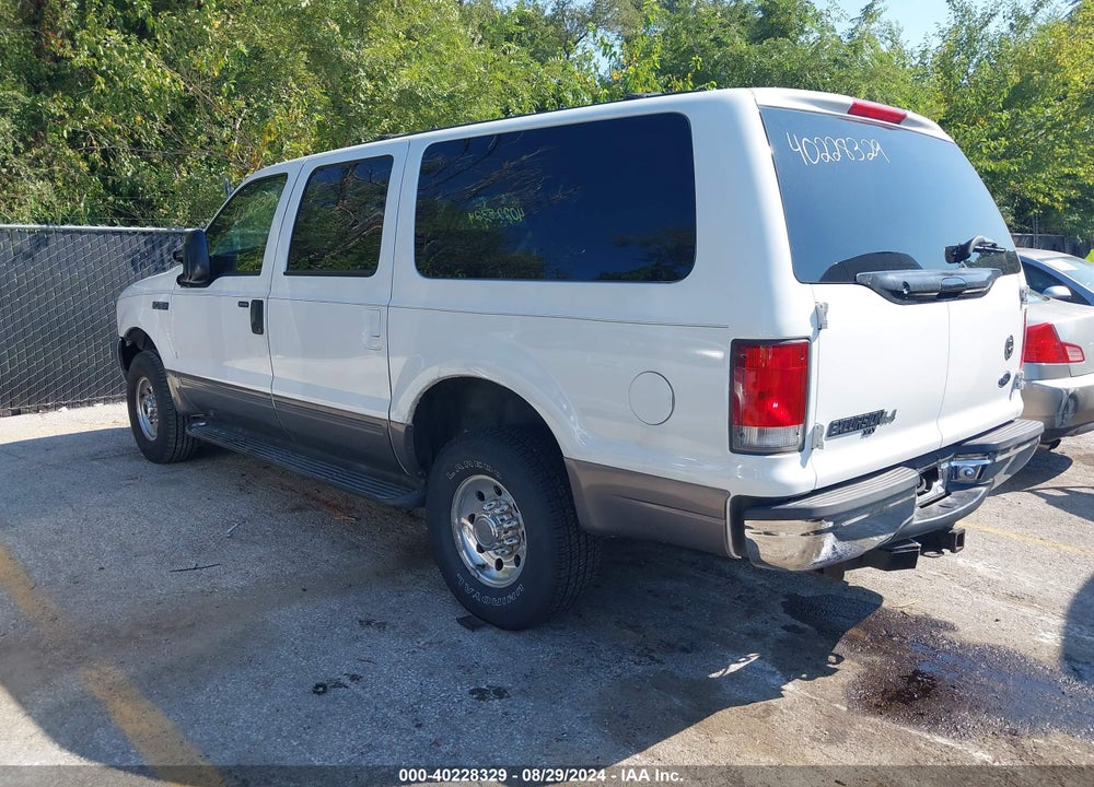 2001 FORD EXCURSION XLT VIN: 1FMNU41S41EB10180