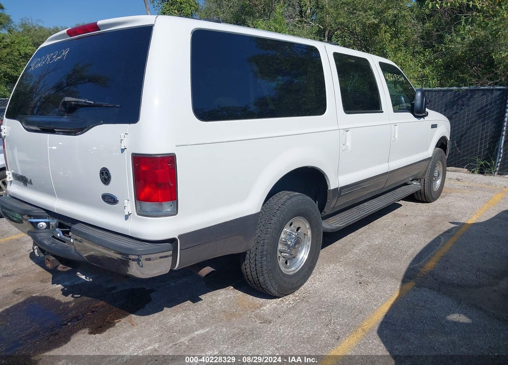 2001 FORD EXCURSION XLT VIN: 1FMNU41S41EB10180