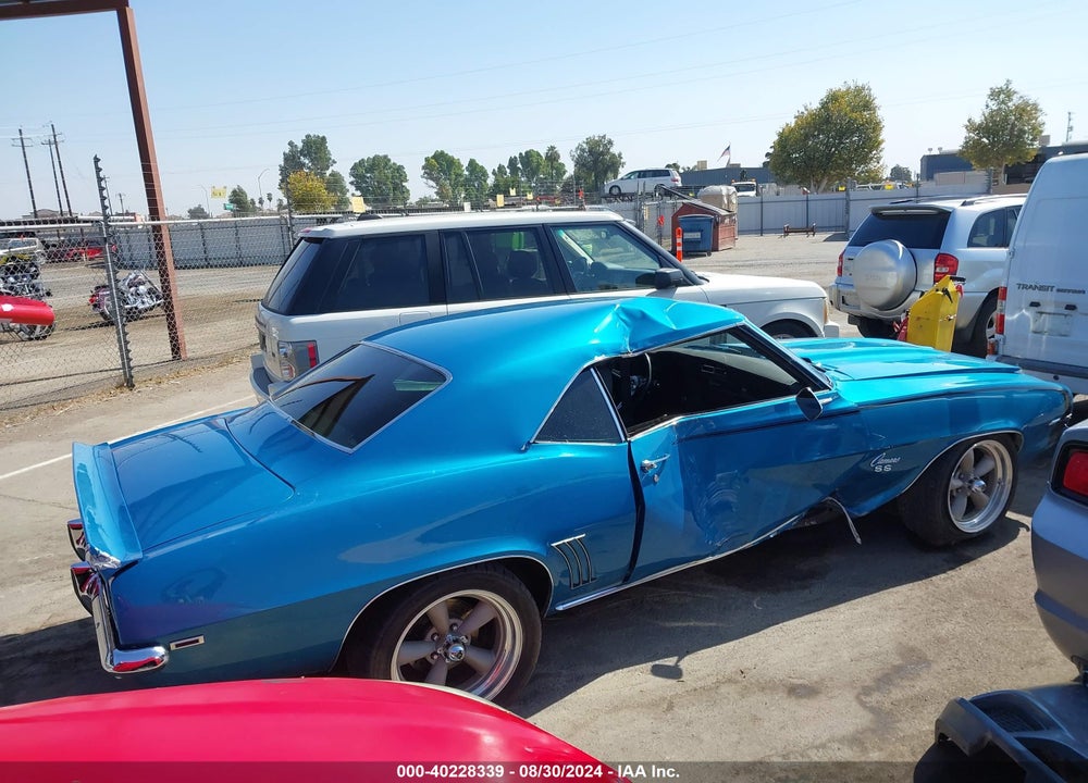 1969 CHEVROLET CAMARO VIN: 0000124379L509904