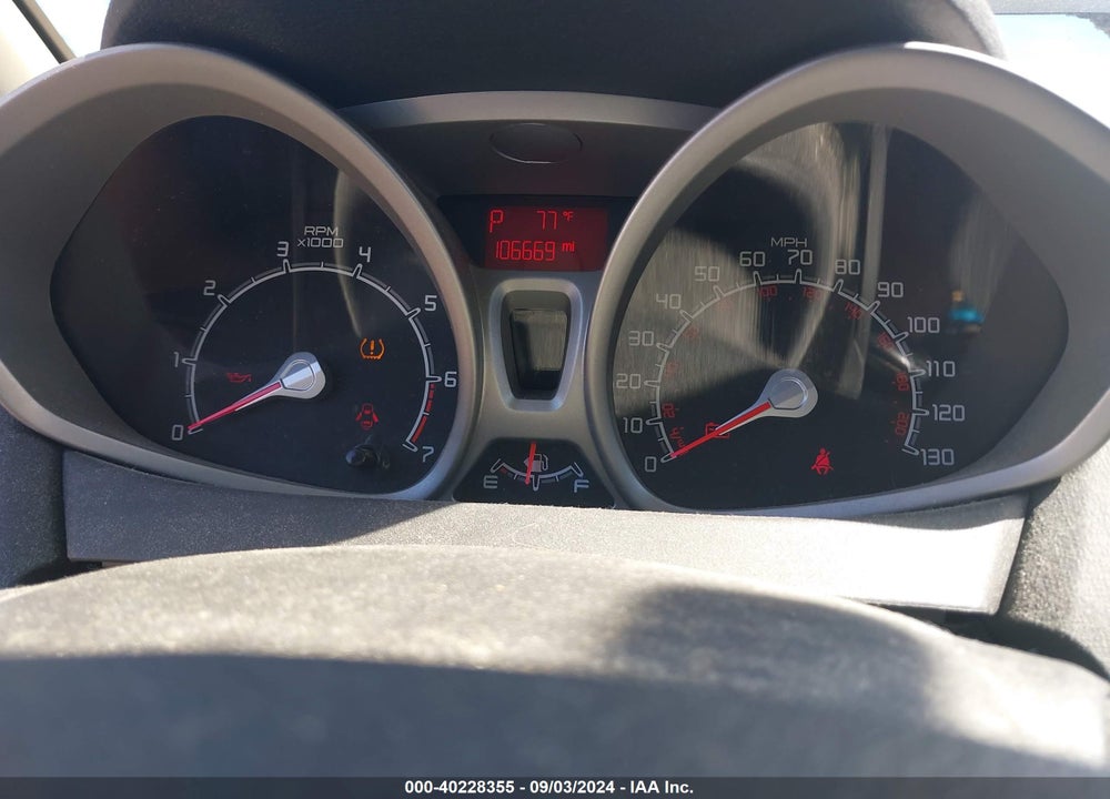 2011 FORD FIESTA SE VIN: 3FADP4EJ9BM228333