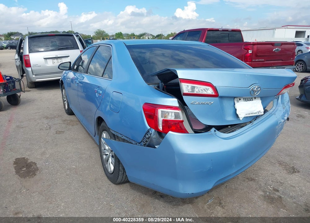2013 TOYOTA CAMRY LE VIN: 4T4BF1FK1DR277617