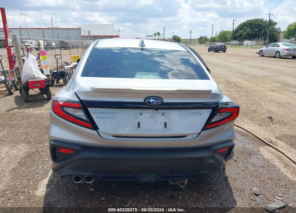 2022 SUBARU WRX LIMITED VIN: JF1VBAL60N9028900