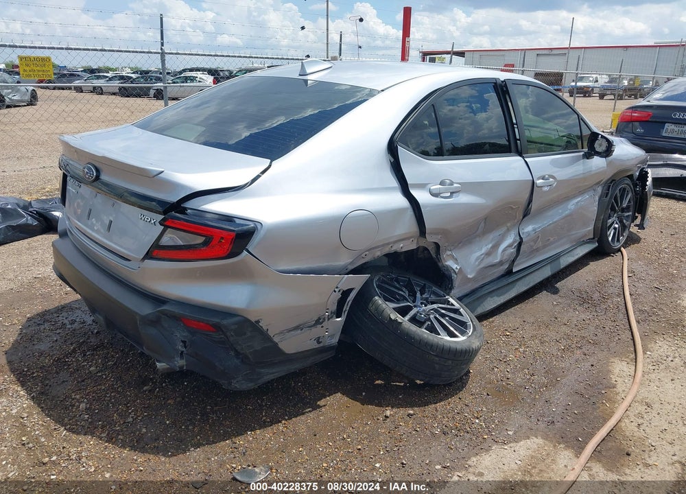 2022 SUBARU WRX LIMITED VIN: JF1VBAL60N9028900