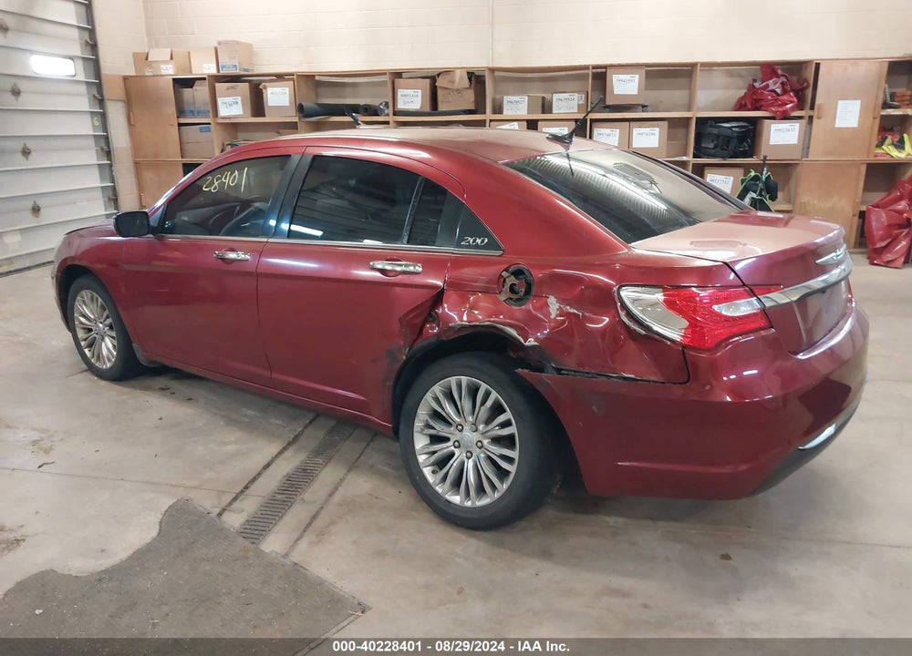 2012 CHRYSLER 200 LIMITED VIN: 1C3CCBCBXCN257756