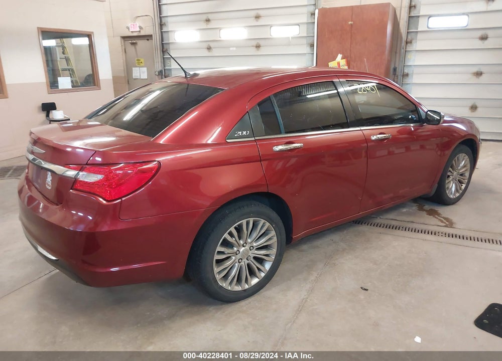 2012 CHRYSLER 200 LIMITED VIN: 1C3CCBCBXCN257756