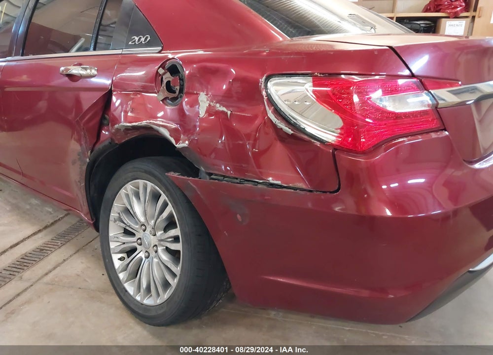 2012 CHRYSLER 200 LIMITED VIN: 1C3CCBCBXCN257756