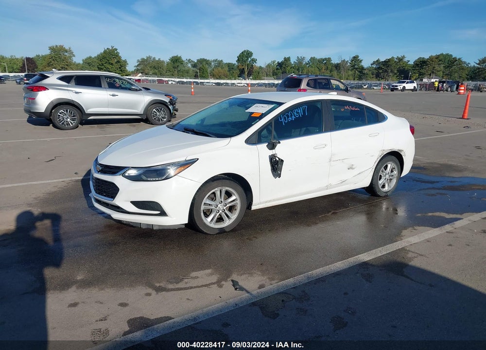 2017 CHEVROLET CRUZE LT AUTO VIN: 1G1BE5SM1H7126726
