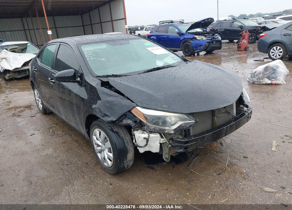 2016 TOYOTA COROLLA LE VIN: 5YFBURHE7GP471080