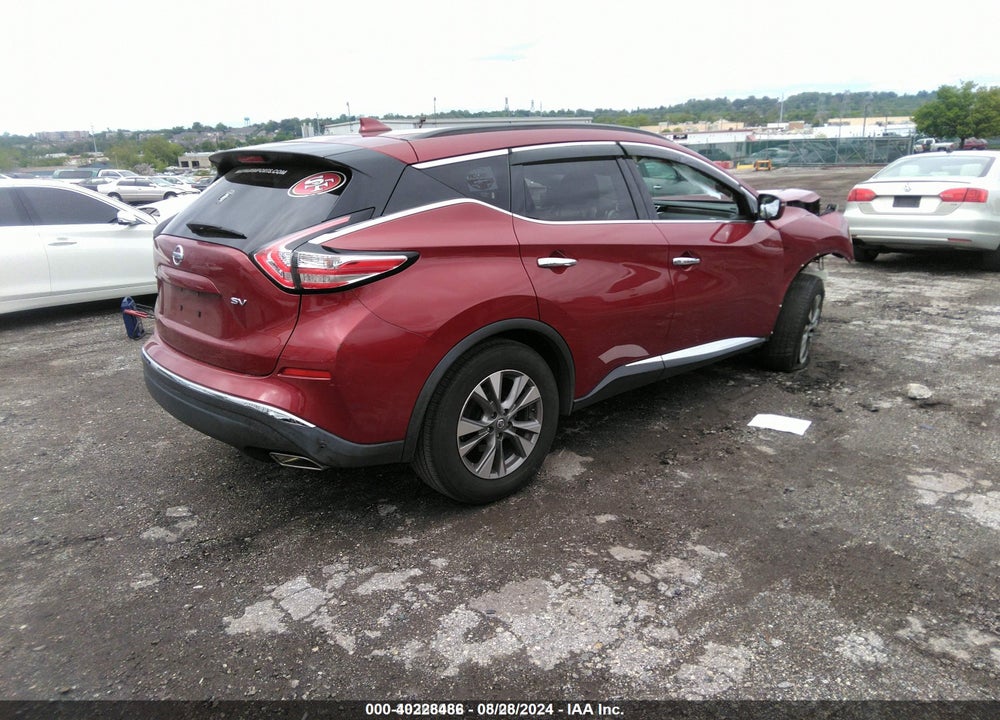 2018 NISSAN MURANO SV VIN: 5N1AZ2MG0JN155192