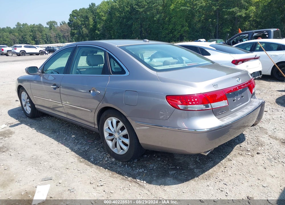 2007 HYUNDAI AZERA LIMITED/SE VIN: KMHFC46FX7A215096