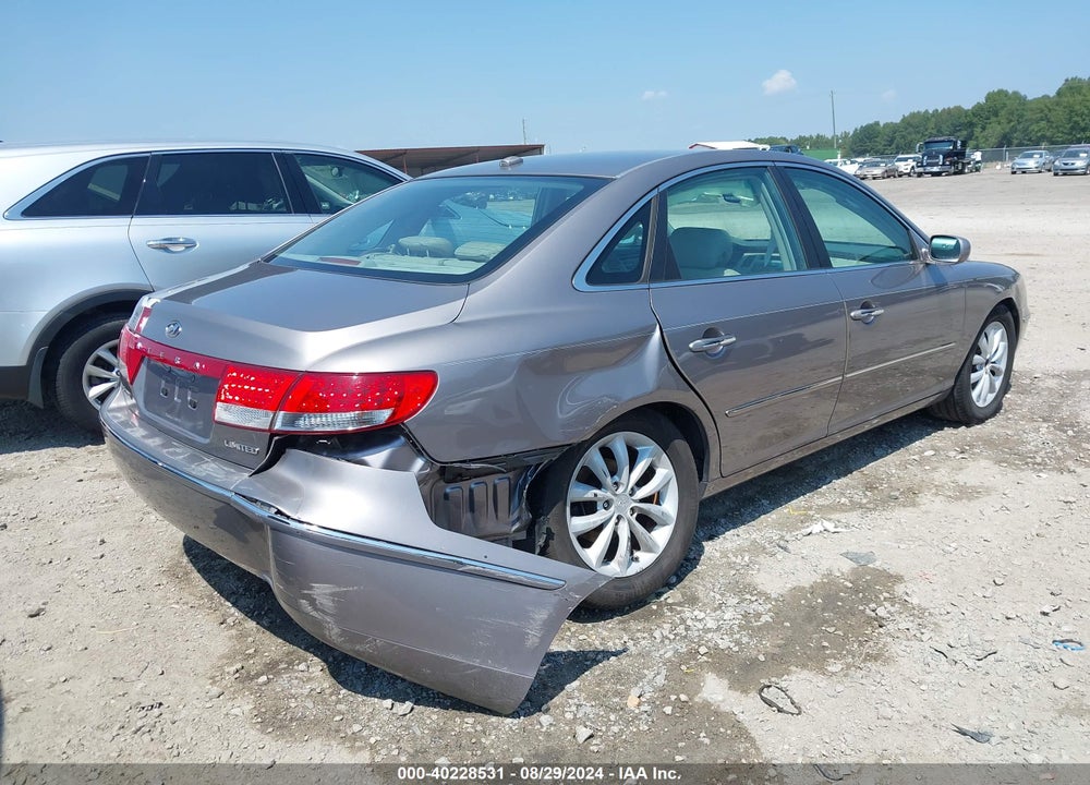 2007 HYUNDAI AZERA LIMITED/SE VIN: KMHFC46FX7A215096