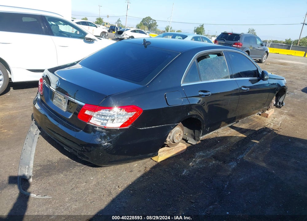 2011 MERCEDES-BENZ E 550 VIN: WDDHF7CB7BA405296