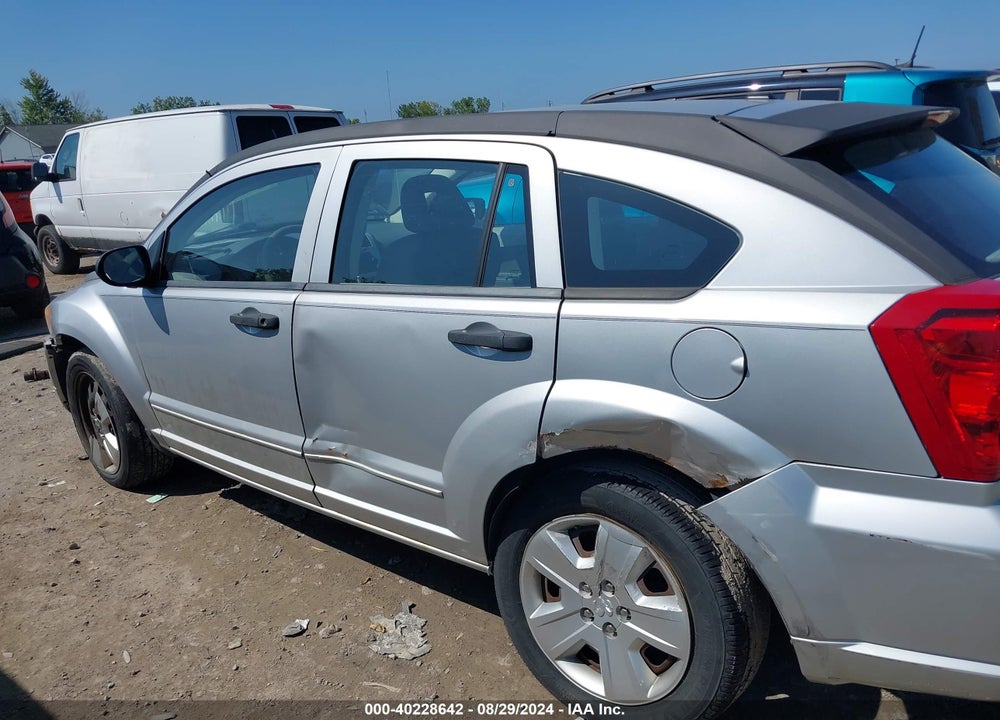 2007 DODGE CALIBER SXT VIN: 1B3HB48B97D509499