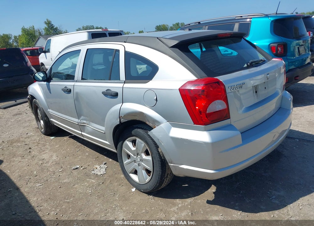 2007 DODGE CALIBER SXT VIN: 1B3HB48B97D509499