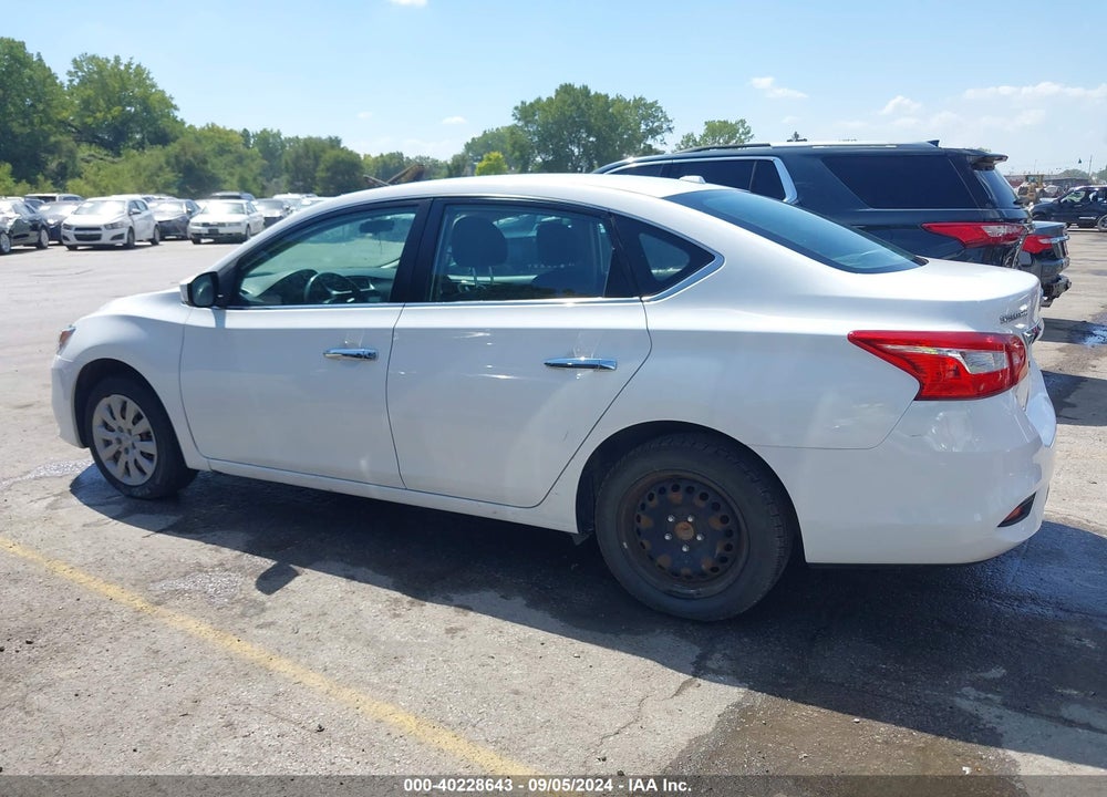 2017 NISSAN SENTRA SV VIN: 3N1AB7AP5HY252656