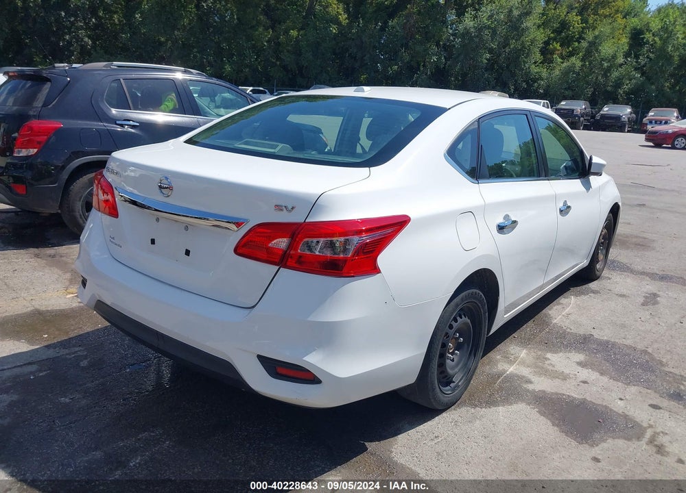 2017 NISSAN SENTRA SV VIN: 3N1AB7AP5HY252656