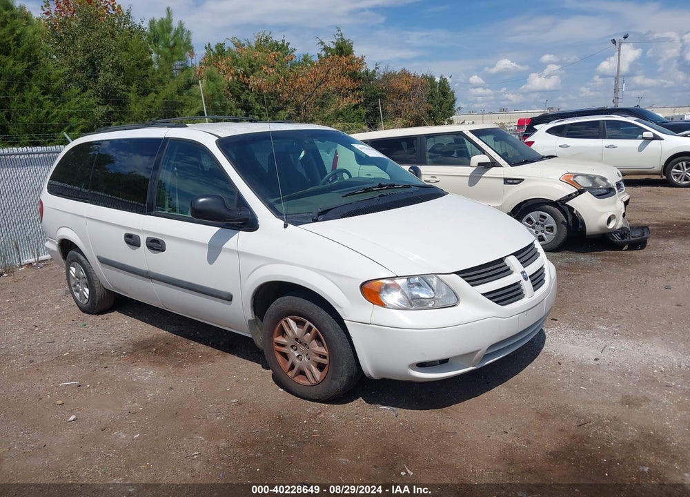 2005 DODGE GRAND CARAVAN SE VIN: 1D8GP24R85B275451