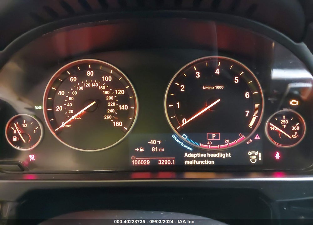 2015 BMW X5 XDRIVE35I VIN: 5UXKR0C53F0P12838