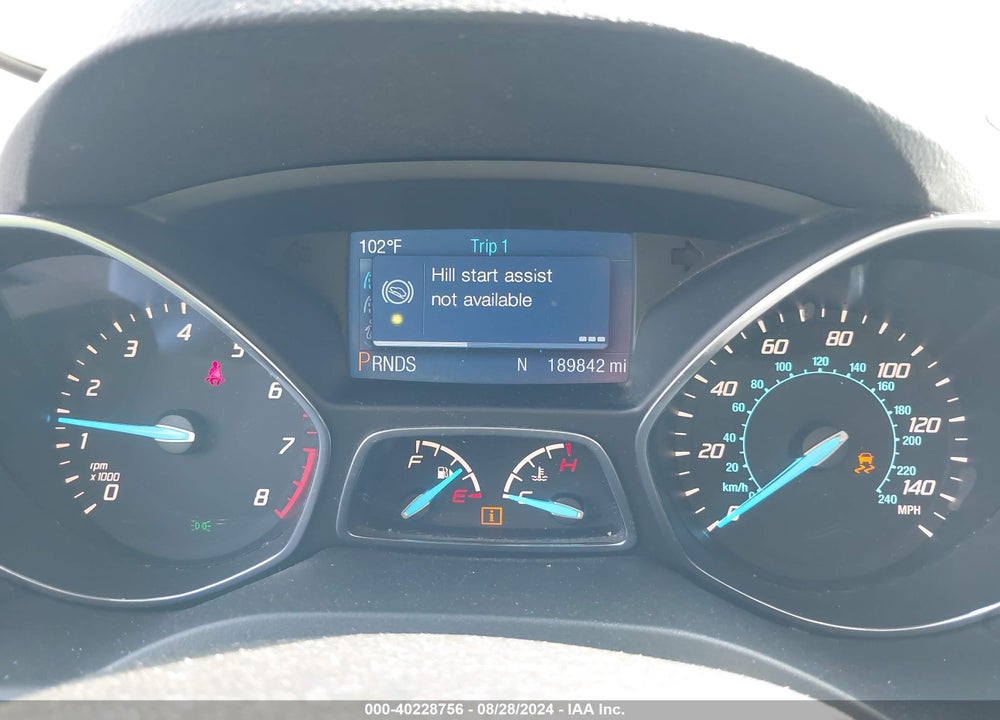 2013 FORD ESCAPE S VIN: 1FMCU0F79DUC54600