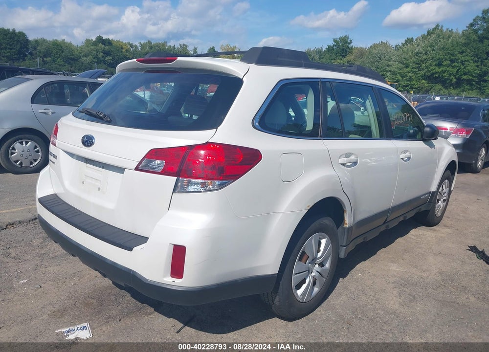 2011 SUBARU OUTBACK 2.5I VIN: 4S4BRBAC8B1346731