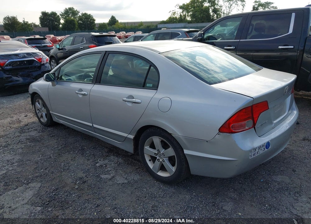 2007 HONDA CIVIC EX VIN: 1HGFA16827L101206