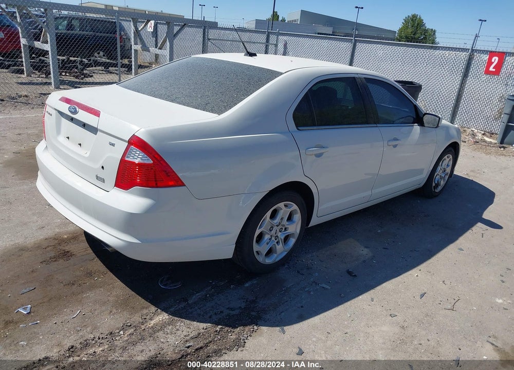 2010 FORD FUSION SE VIN: 3FAHP0HG6AR378928