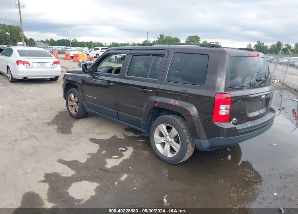 2014 JEEP PATRIOT LATITUDE VIN: 1C4NJPFA3ED660660