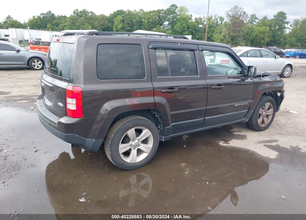 2014 JEEP PATRIOT LATITUDE VIN: 1C4NJPFA3ED660660