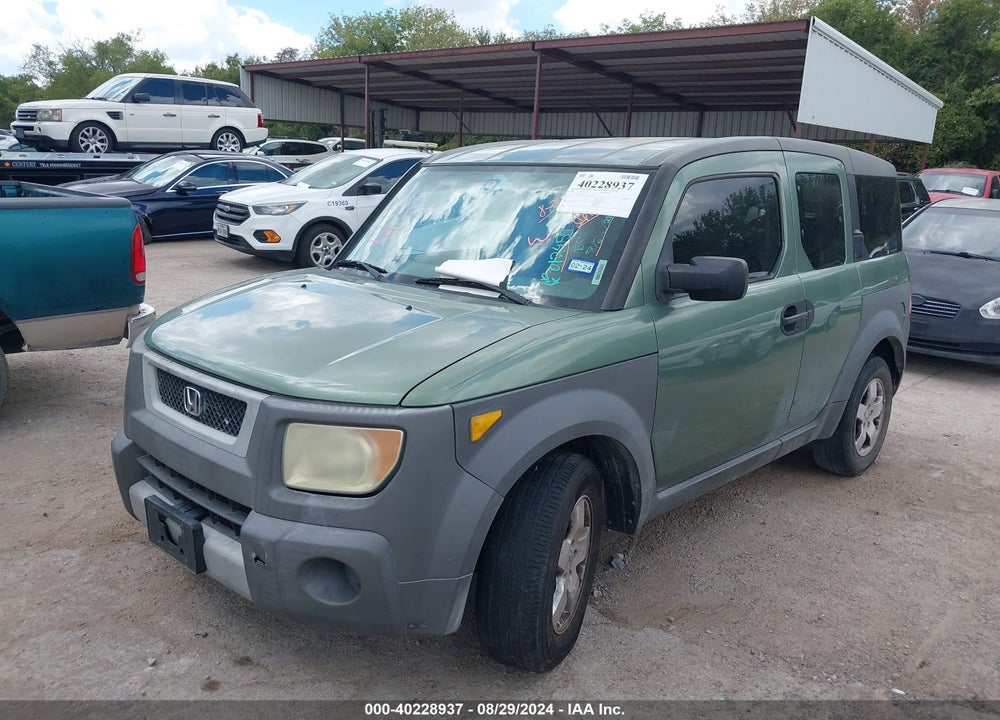 2004 HONDA ELEMENT EX VIN: 5J6YH18674L012459