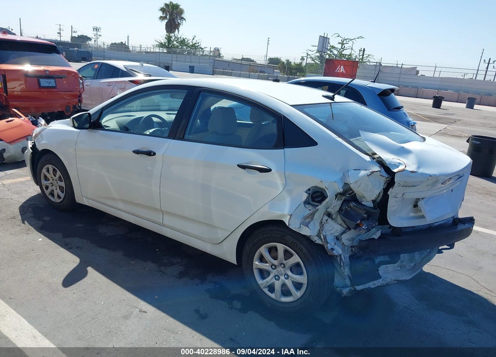 2012 HYUNDAI ACCENT GLS VIN: KMHCT4AE8CU091498