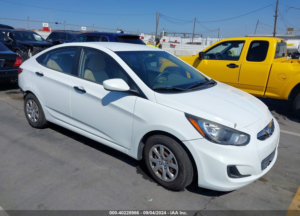 2012 HYUNDAI ACCENT GLS VIN: KMHCT4AE8CU091498