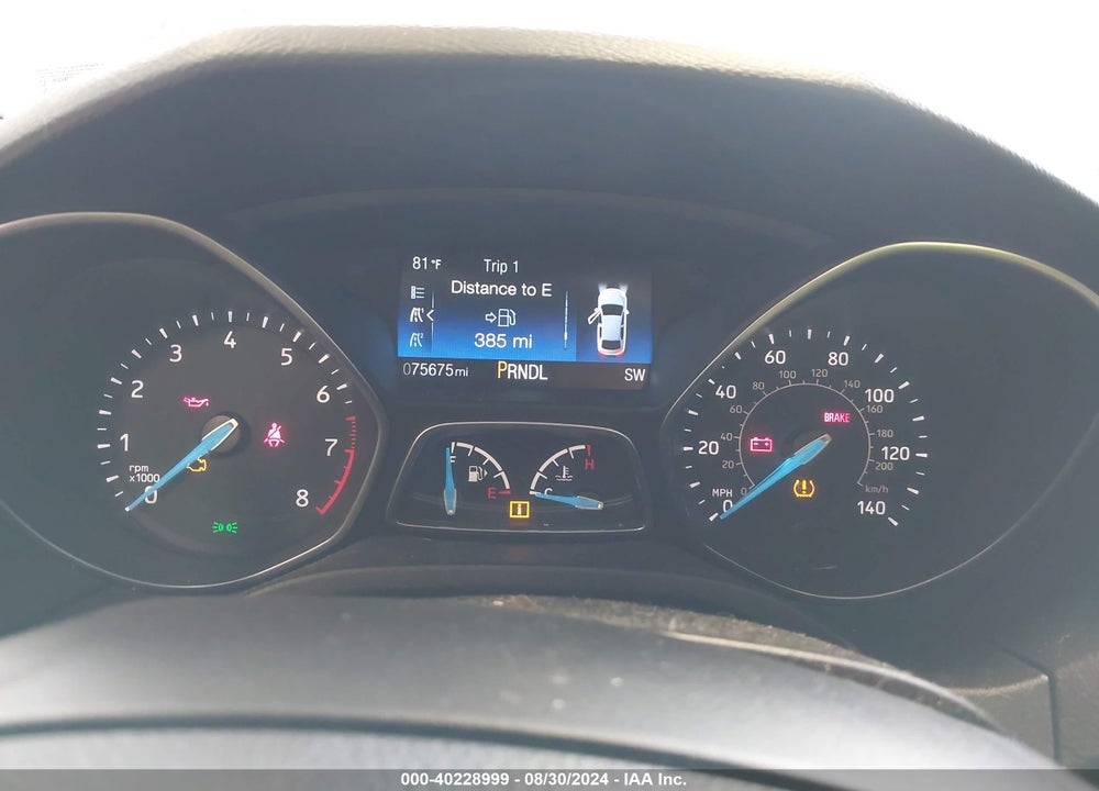 2018 FORD FOCUS SE VIN: 1FADP3F2XJL258460