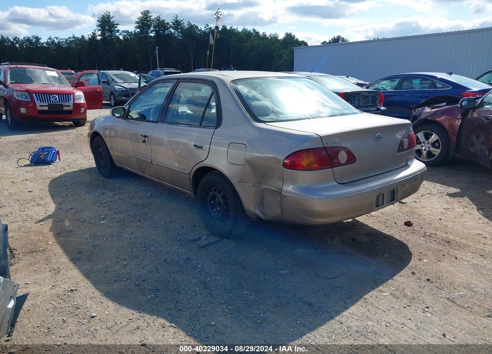 2001 TOYOTA COROLLA LE VIN: 2T1BR12E61C510342