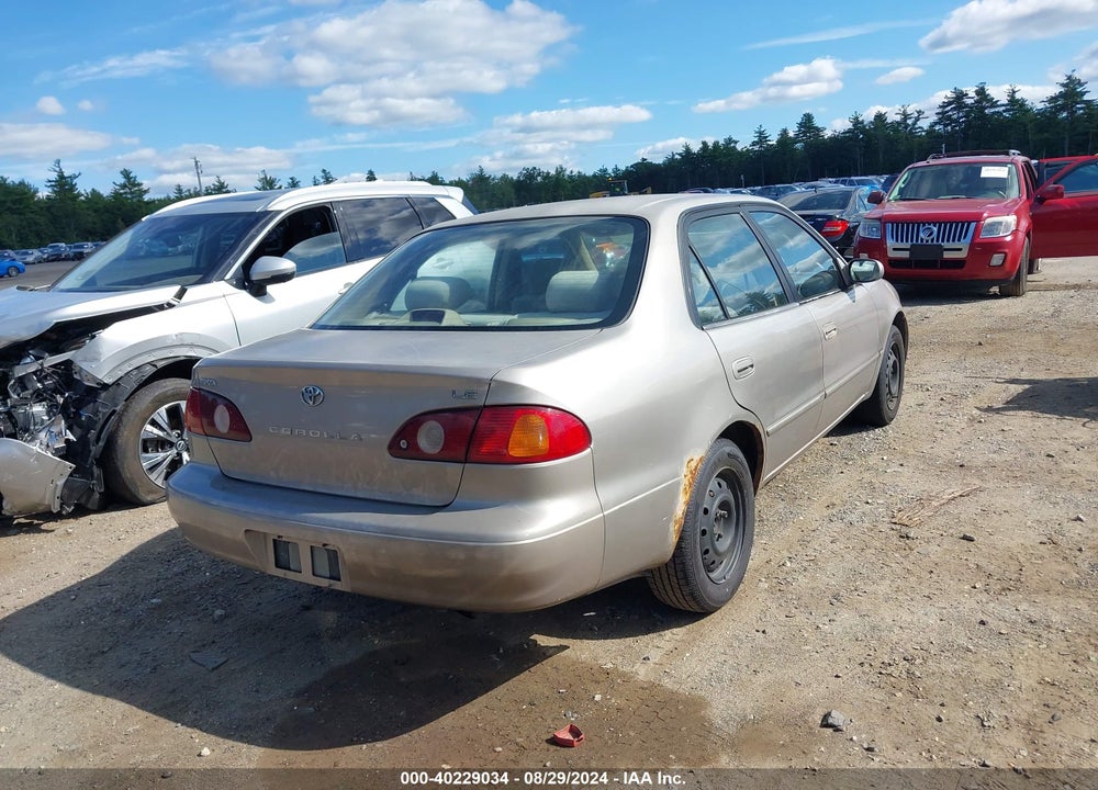 2001 TOYOTA COROLLA LE VIN: 2T1BR12E61C510342