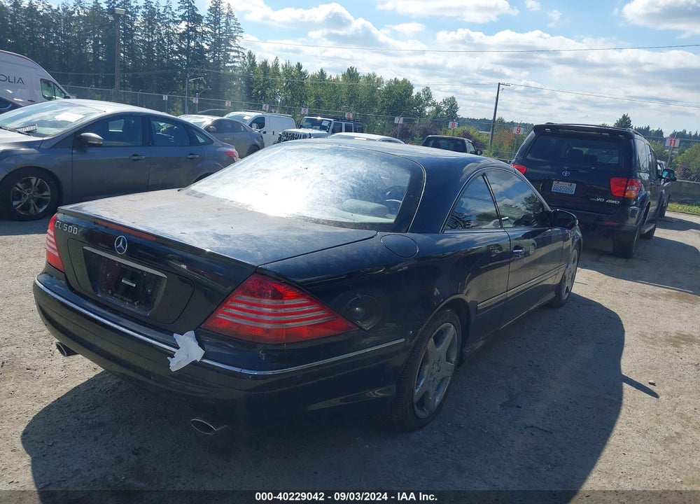 2005 MERCEDES-BENZ CL 500 VIN: WDBPJ75JX5A045419