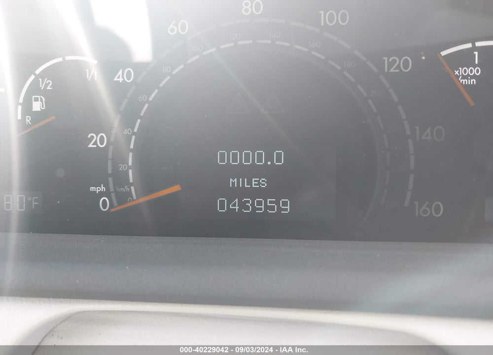 2005 MERCEDES-BENZ CL 500 VIN: WDBPJ75JX5A045419