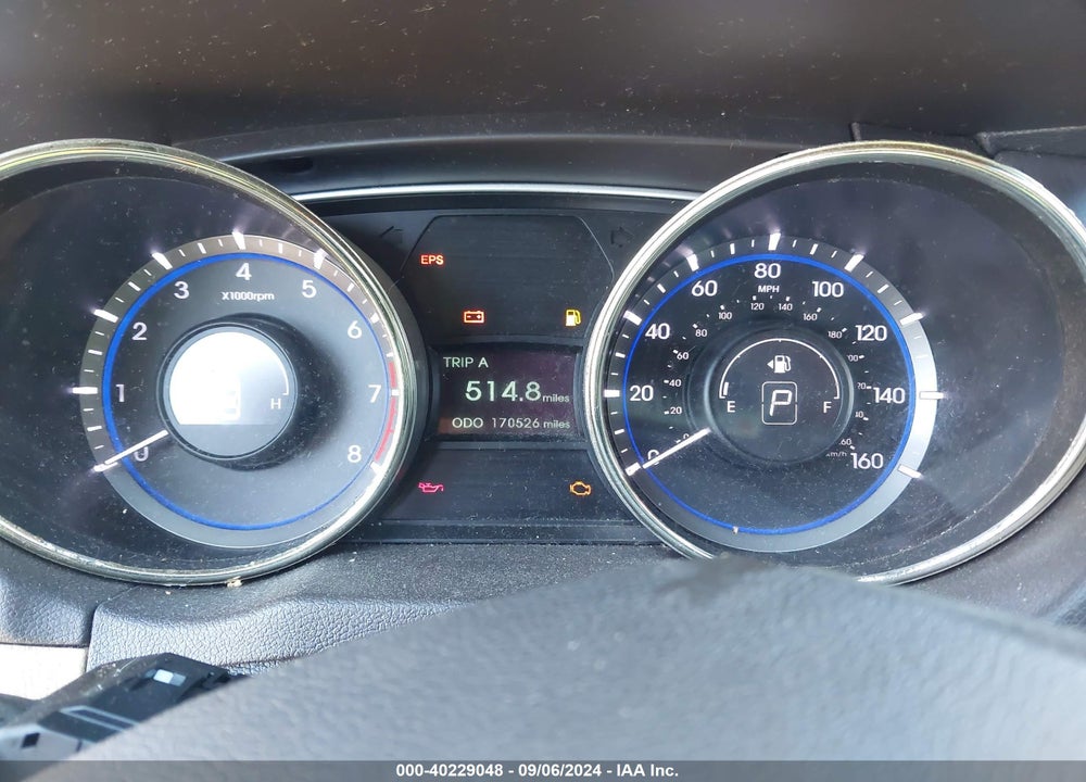 2012 HYUNDAI SONATA GLS VIN: 5NPEB4AC6CH320804