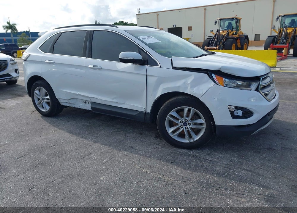 2015 FORD EDGE SEL VIN: 2FMTK3J97FBB41141
