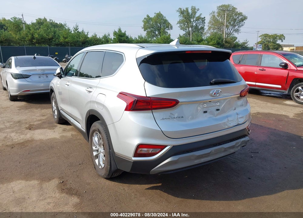 2019 HYUNDAI SANTA FE SEL VIN: 5NMS3CAD4KH032326