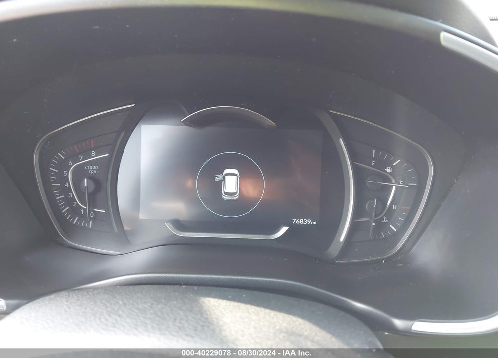 2019 HYUNDAI SANTA FE SEL VIN: 5NMS3CAD4KH032326