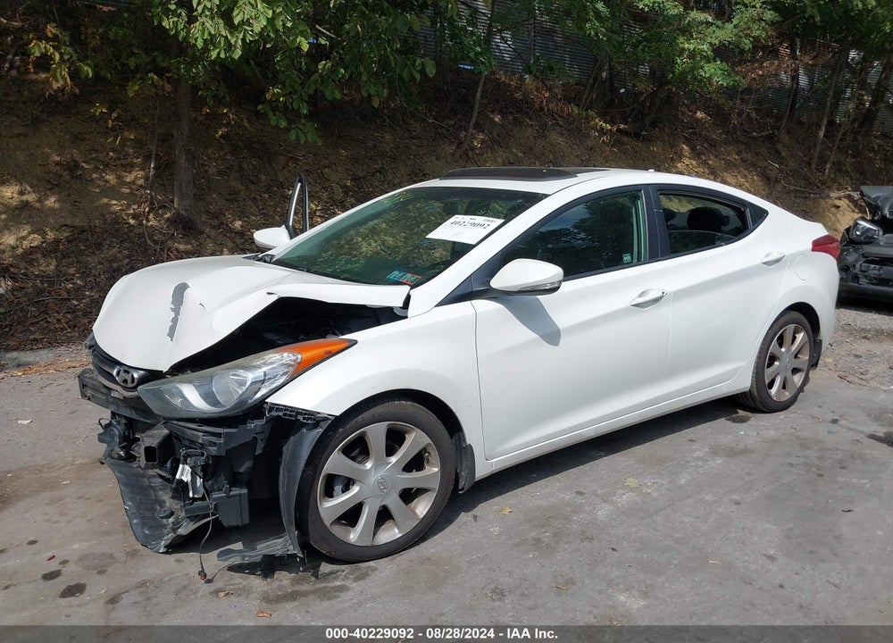 2013 HYUNDAI ELANTRA LIMITED VIN: 5NPDH4AE7DH271884