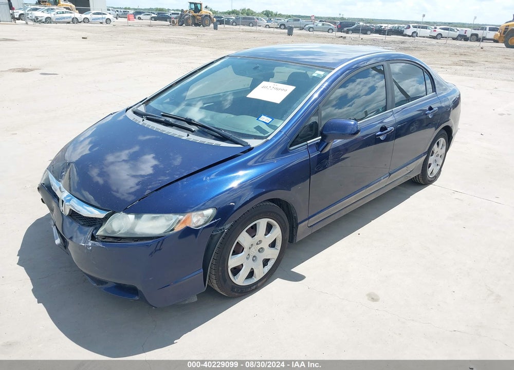 2009 HONDA CIVIC LX VIN: 19XFA165X9E046620
