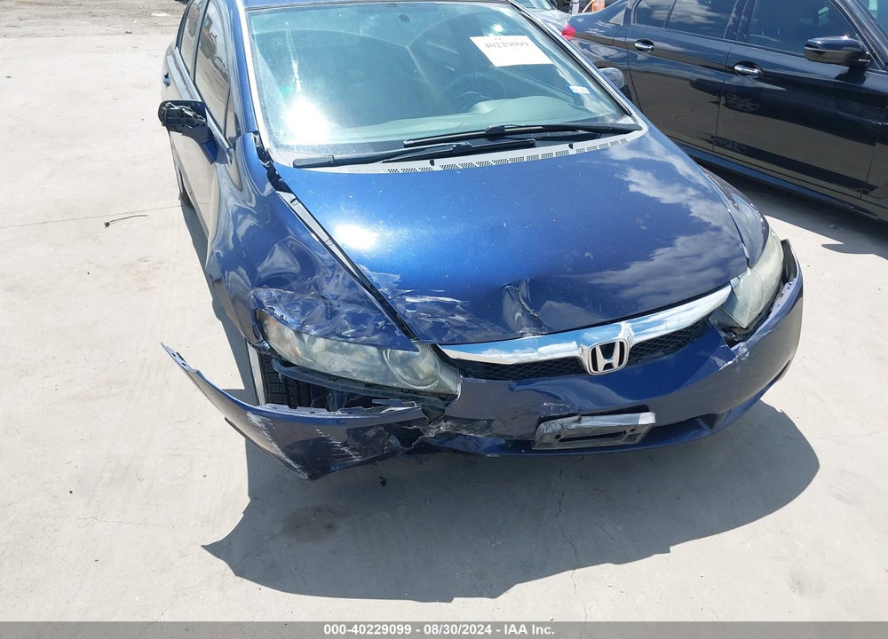 2009 HONDA CIVIC LX VIN: 19XFA165X9E046620