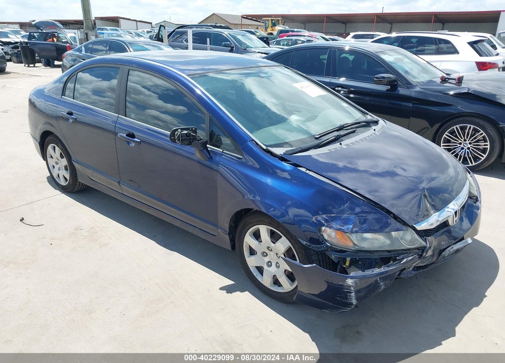 2009 HONDA CIVIC LX VIN: 19XFA165X9E046620