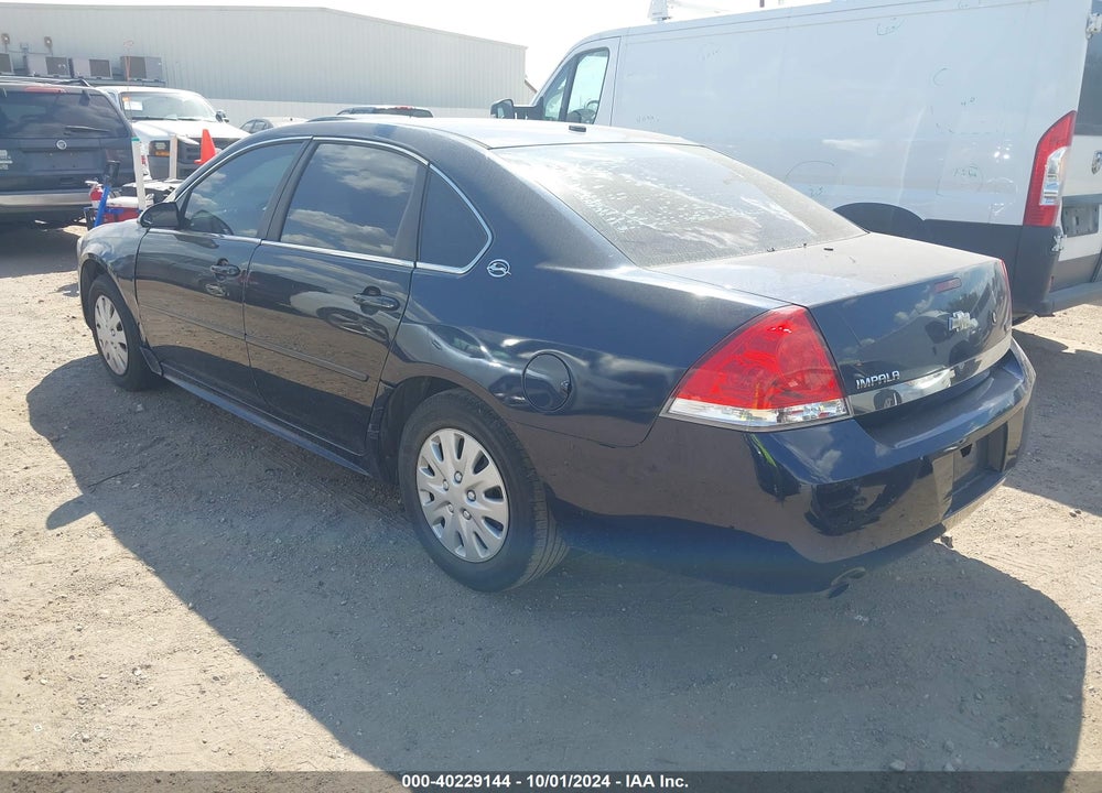 2009 CHEVROLET IMPALA POLICE VIN: 2G1WS57M391317887