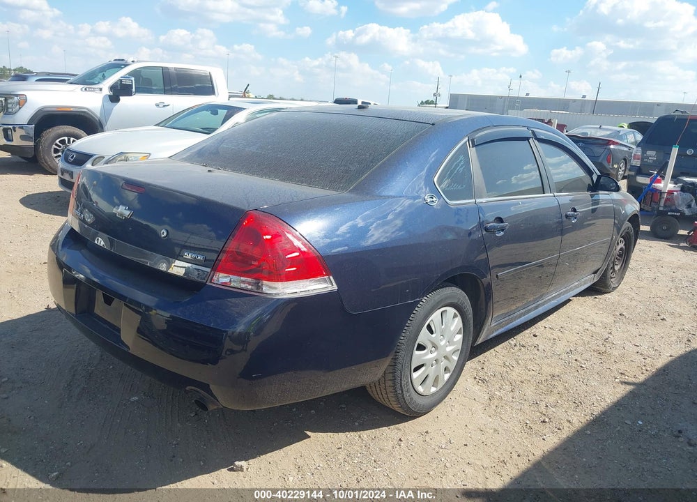 2009 CHEVROLET IMPALA POLICE VIN: 2G1WS57M391317887