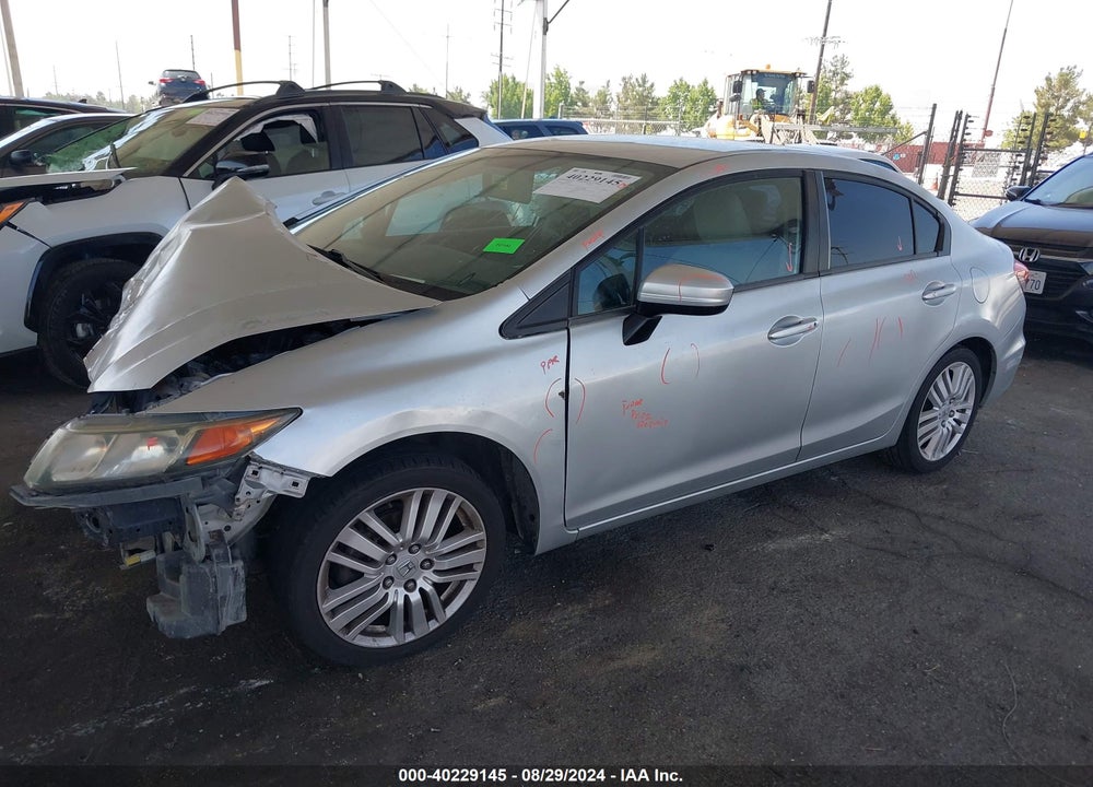 2014 HONDA CIVIC LX VIN: 19XFB2F50EE252638