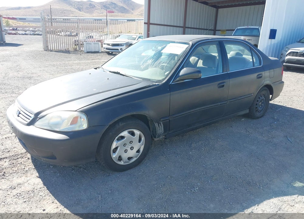 2000 HONDA CIVIC LX VIN: 2HGEJ6575YH599420