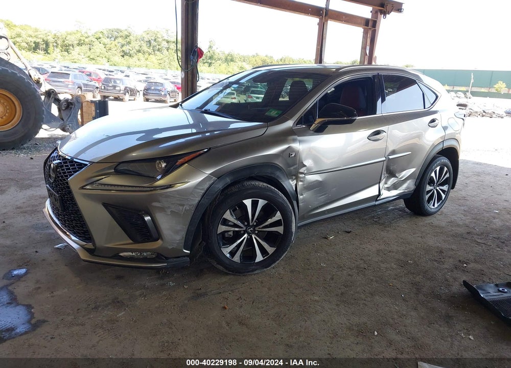 2019 LEXUS NX 300 F-SPORT VIN: JTJBARBZ3K2179712