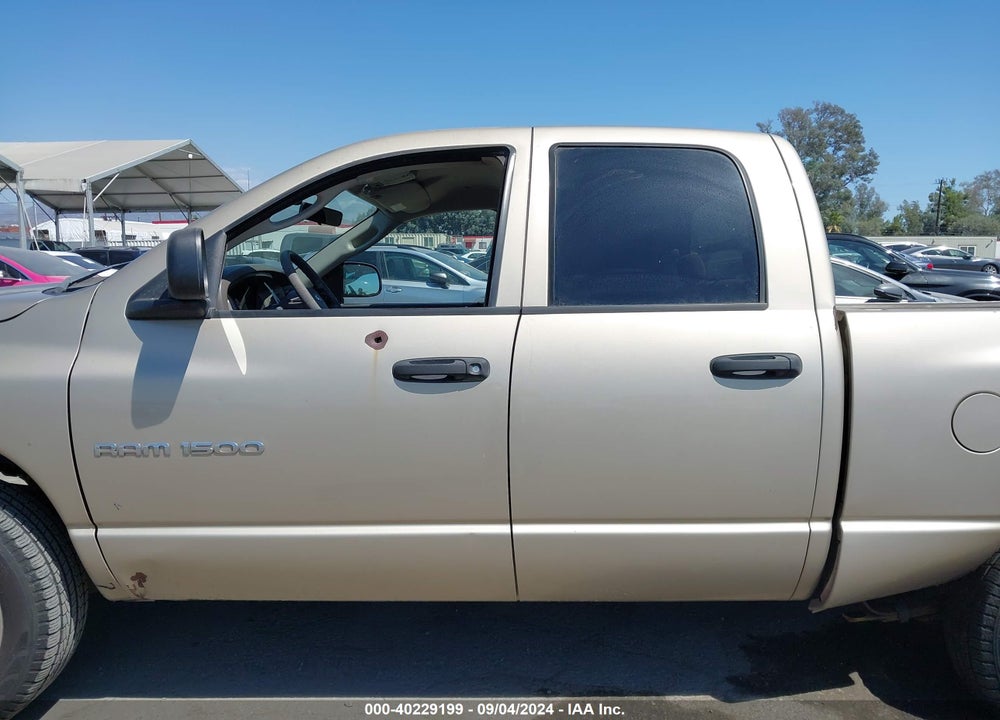 2004 DODGE RAM 1500 SLT/LARAMIE VIN: 1D7HA18DX4S529663